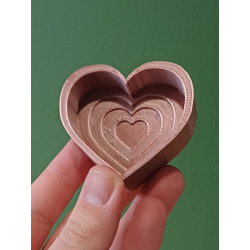 love heart water bowl